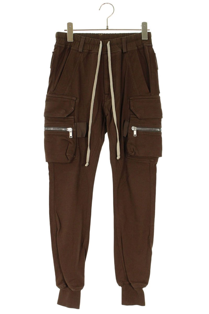Rick Owens BA Cargo Long Pants Brown Size 44