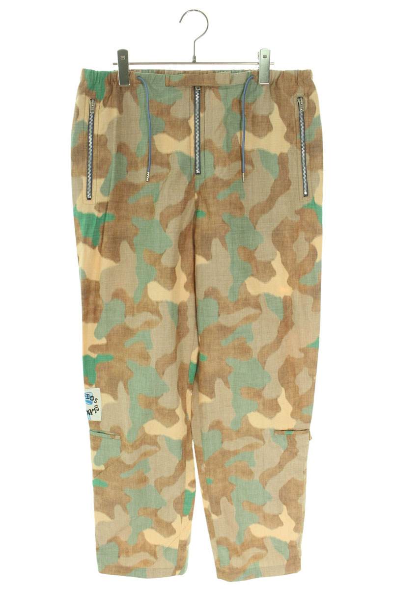 Acne Studios 24SS Camo Long Pants Green Size 36