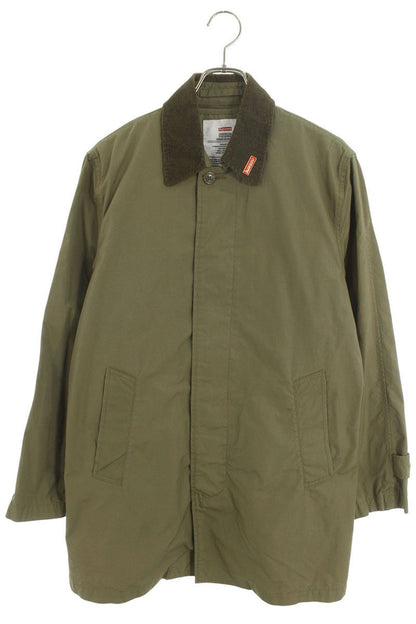 Supreme 11AW Leopard Line Trench Coat Green Size M