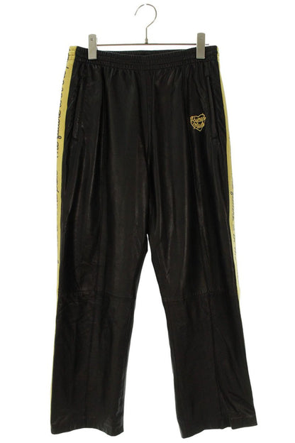 Human Made sideline Leather Long Pants Black Size S