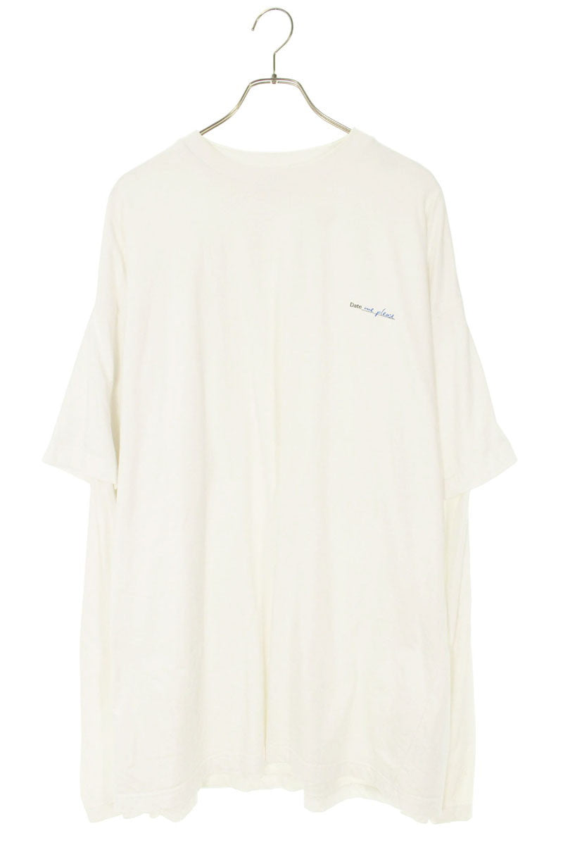 Vetements Long Sleeve T-Shirt White Size XS