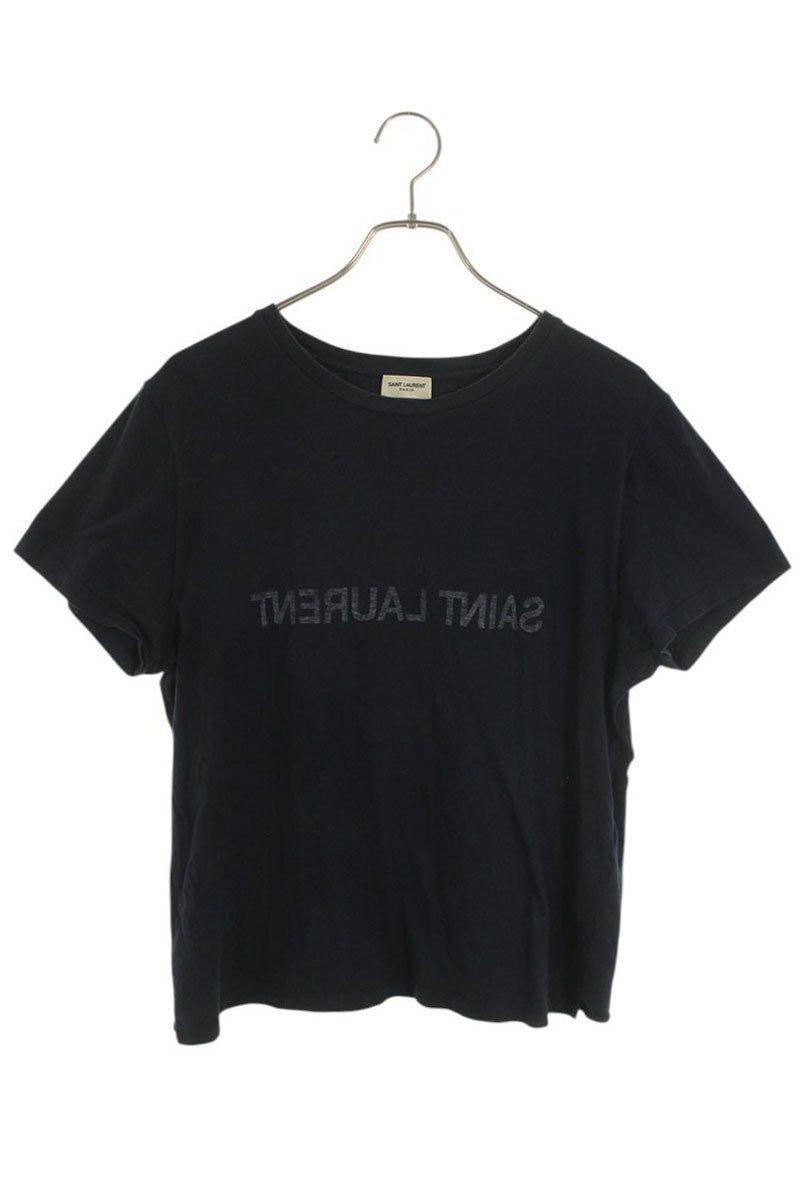 Saint Laurent Paris Logo T-Shirt Blue Size M