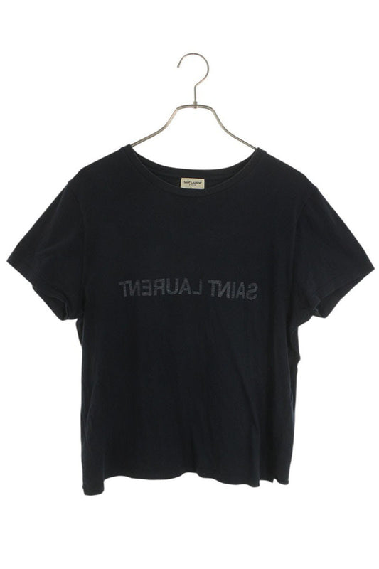 Saint Laurent Paris Logo T-Shirt Blue Size M
