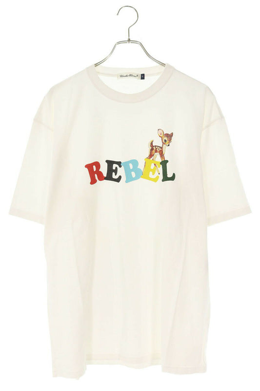 Vintage Undercover Tops - UNDERCOVER REBEL Print T-Shirt Cotton White Size 5 - Authentic Archive