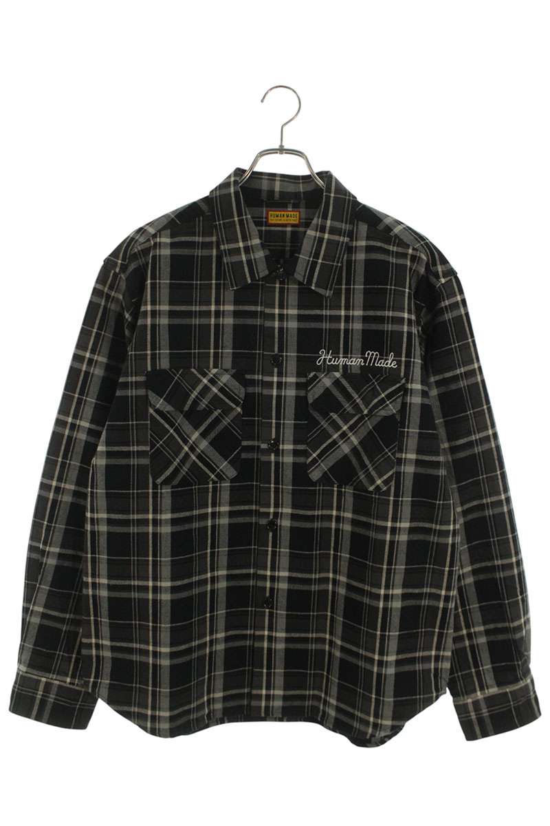 Human Made 25AW CHECK SHIRT Black Size L