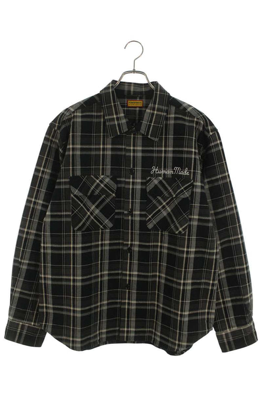 Human Made 25AW CHECK SHIRT Black Size L