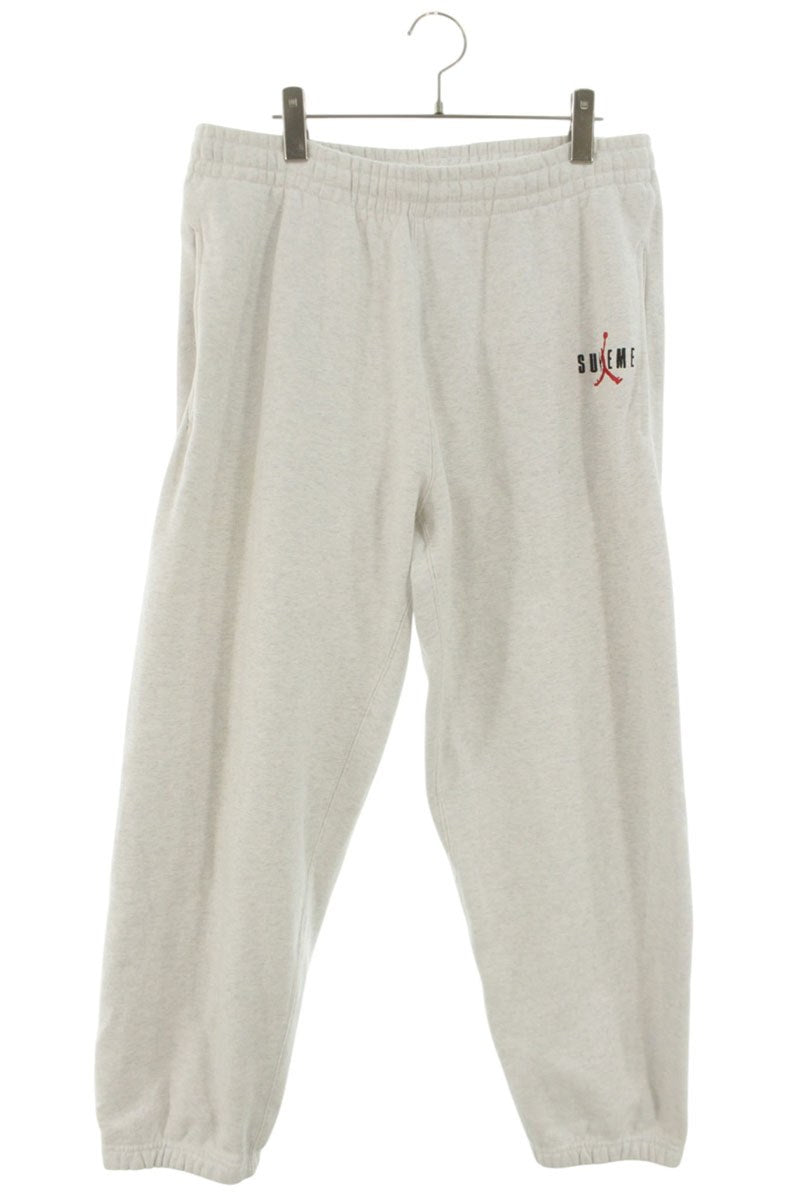 Supreme x Nike 24AW Logo Print Long Pants Gray Size US 30