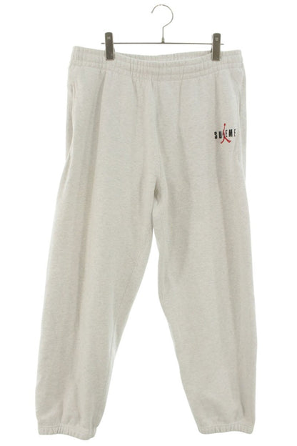 Supreme x Nike 24AW Logo Print Long Pants Gray Size US 30