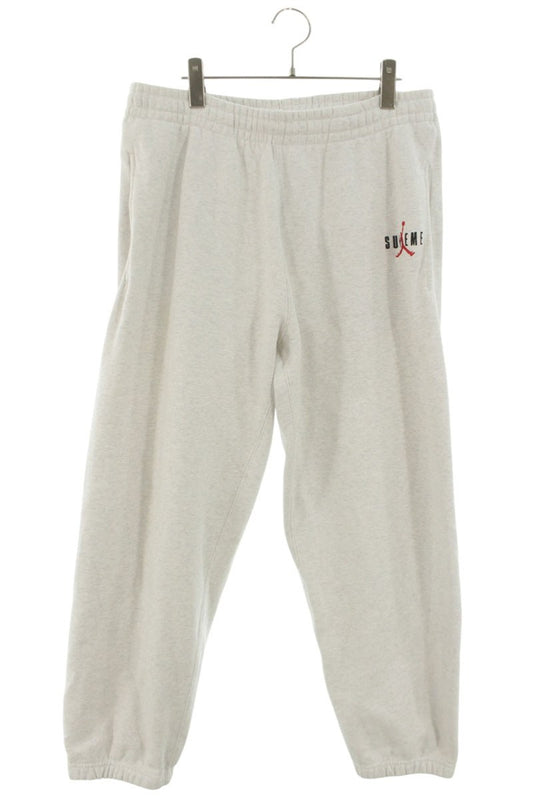 Supreme x Nike 24AW Logo Print Long Pants Gray Size US 30