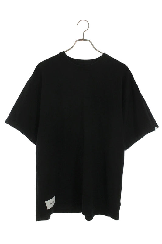 Vintage Wtaps Tops - WTAPS 25SS Back Logo Embroidered T-Shirt Black Size L - Authentic Archive