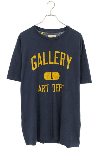 Gallery Dept. Logo Print T-Shirt Blue Size L