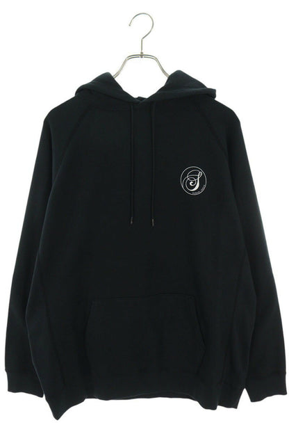 SEQUEL 24AW Print Hoodie Black 24AW-SWCS Size L