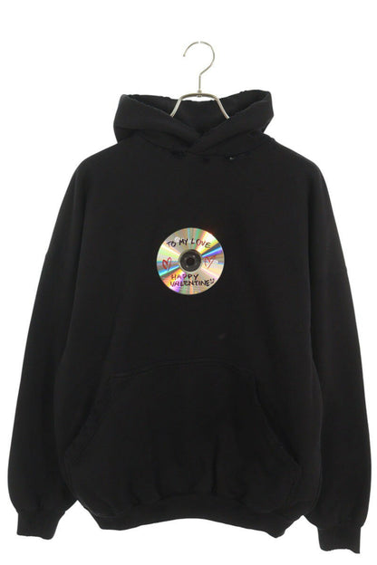 Vintage Balenciaga Tops - BALENCIAGA Distressed Pullover Hoodie Black Size S - Authentic Archive