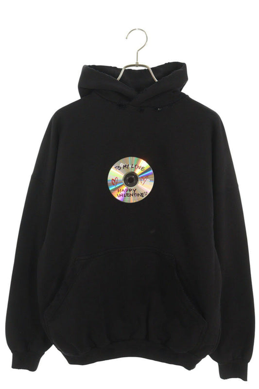 Vintage Balenciaga Tops - BALENCIAGA Distressed Pullover Hoodie Black Size S - Authentic Archive