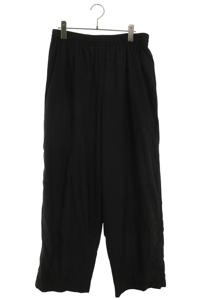 Balenciaga Zip Nylon Long Pants Black Size 46