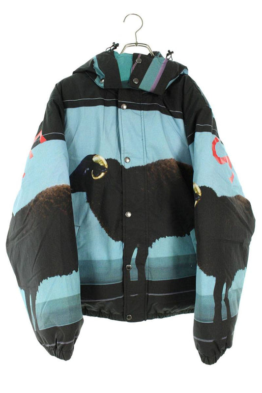 Supreme 25SS Damien Hirst Down Puffer Jacket Black x Blue Size M