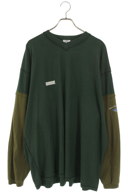 Vetements Long Sleeve T-Shirt Green Size XS