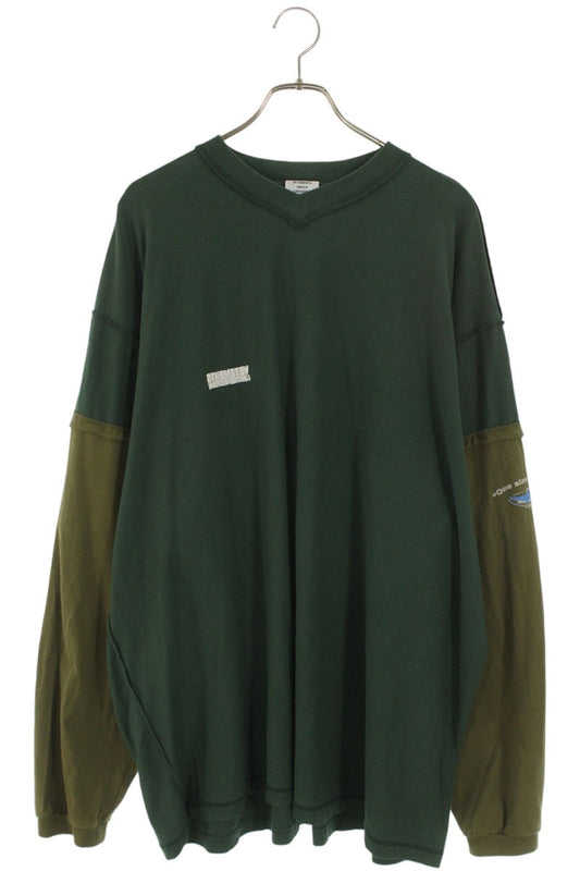 Vetements Long Sleeve T-Shirt Green Size XS