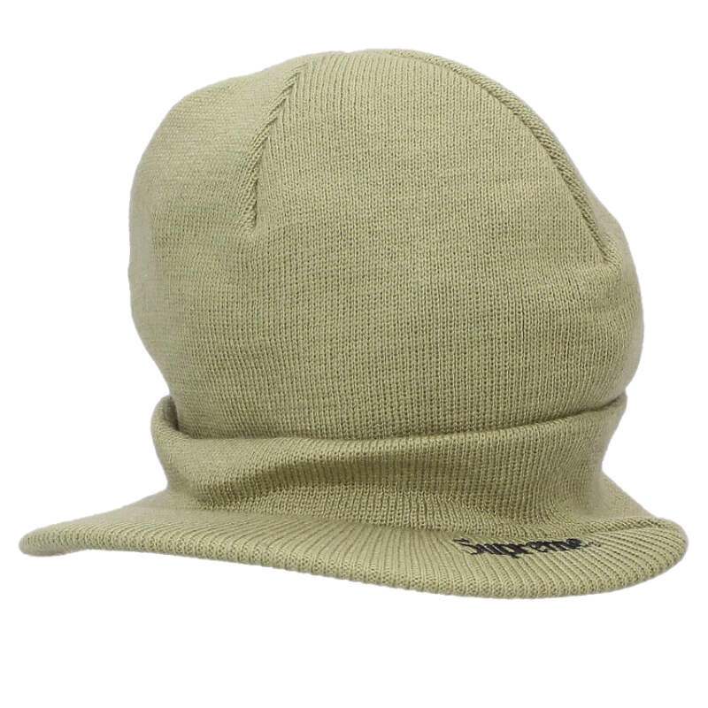 Supreme x Timberland Logo embroidered beanie knit hat Green One Size