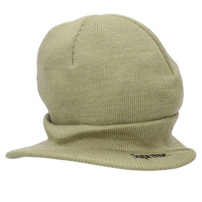 Supreme x Timberland Logo embroidered beanie knit hat Green One Size