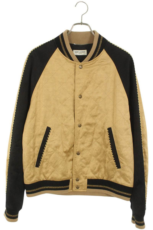 Saint Laurent Paris Blouson Beige x Black Size 50