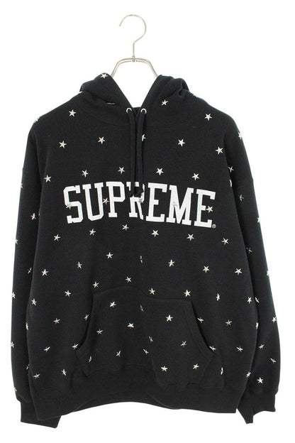Supreme Stars Studded Hooded Sweat Stud Pullover Hoodie Black Size L