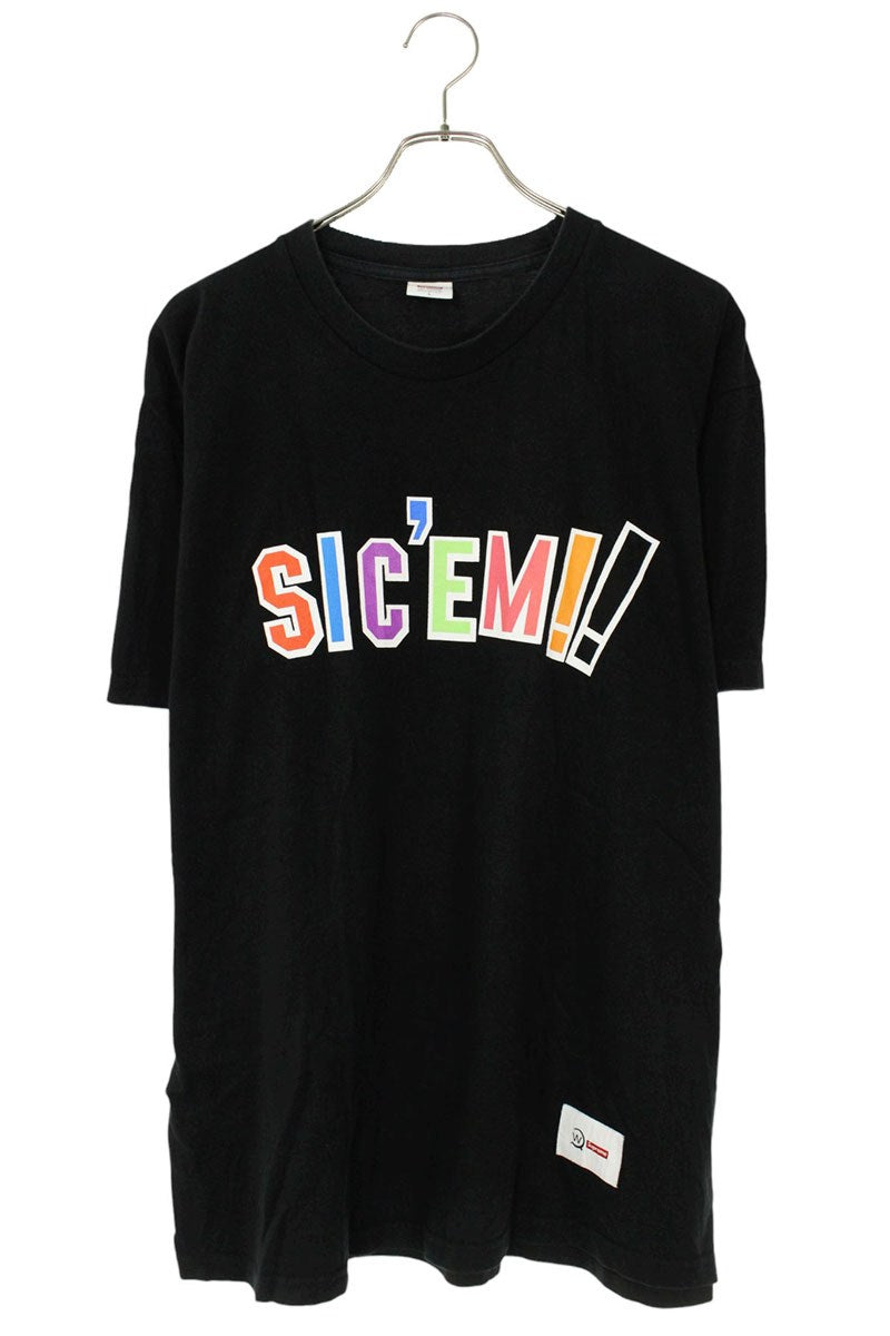 Supreme x Wtaps 21AW Front Print T-Shirt Black Size L