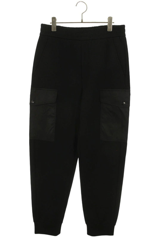 Prada Re-Nylon Cotton Fleece Long Pants Black Size US 30