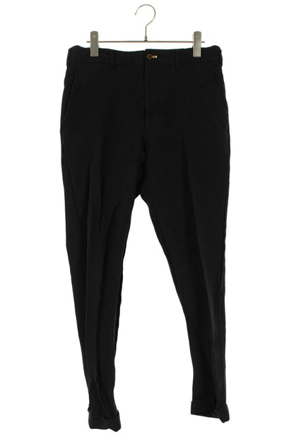 Vintage Comme des Garcons Bottoms - COMME des GARCONS HOMME DEUX Dyed Polyester Long Pants Black Size 28 - Authentic Archive