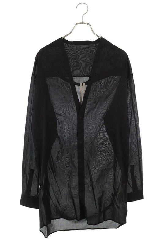 Rick Owens 26SS CONCORDIAN SHIRT Black Size S