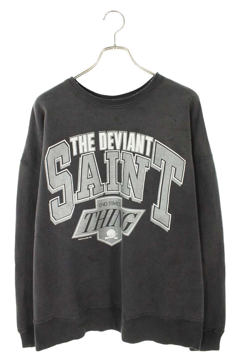 Saint Michael Vintage Sweatshirt Black Size XL