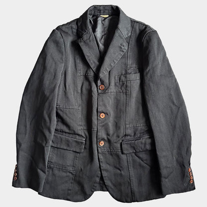 COMME DES GARCONS HOMME DEUX 24SS Tailored Jacket Black Size S