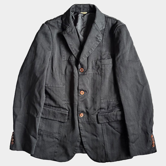 COMME DES GARCONS HOMME DEUX 24SS Tailored Jacket Black Size S