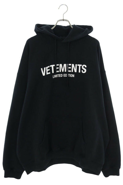 Vetements 24AW Logo Hoodie Black Size M