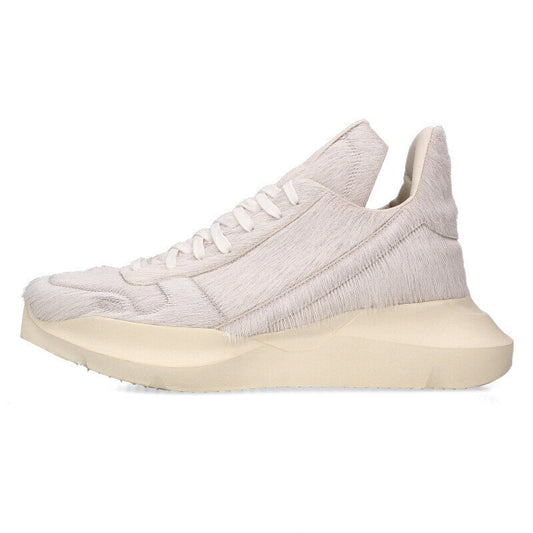 Rick Owens FUR GETH RUNNER Sneakers White Size 42