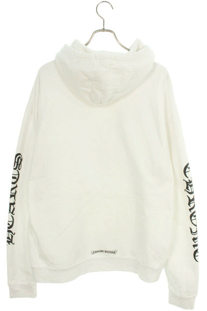 Chrome Hearts SWTSHRT PLVR Logo Print Pullover Hoodie White Size L