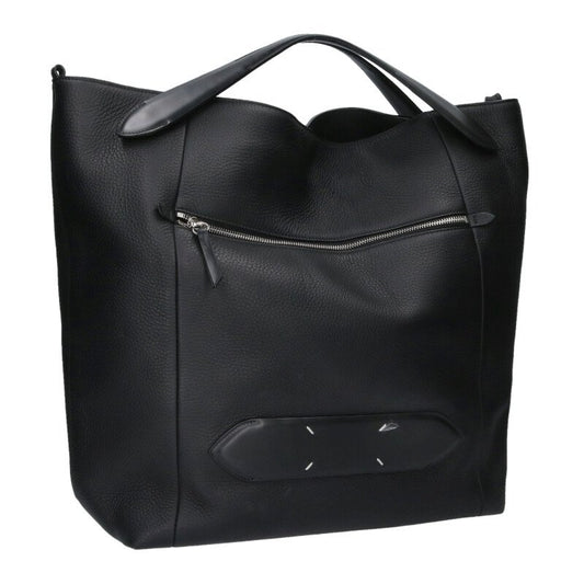 Maison Margiela Soft leather 2-way shoulder bag Black One Size