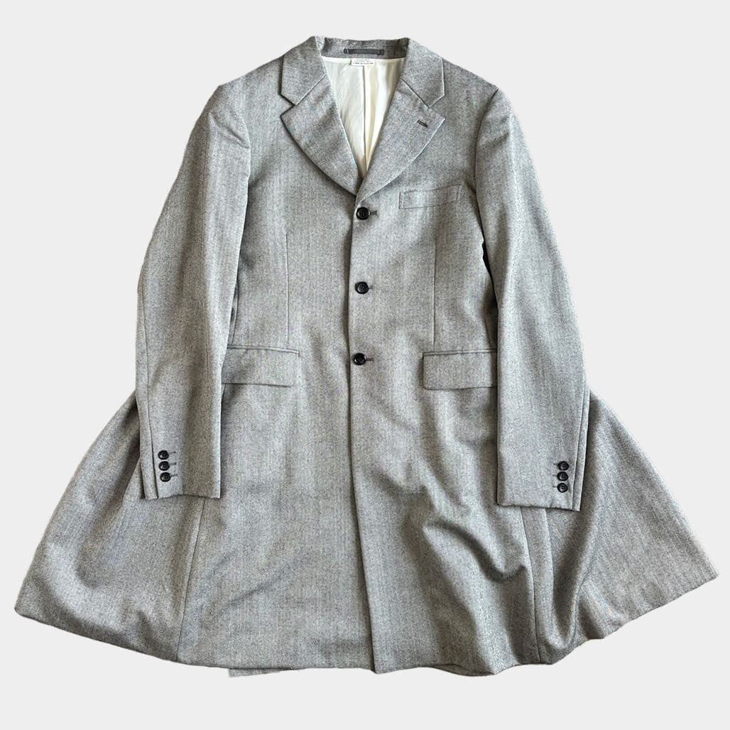 COMME DES GARCONS HOMME PLUS 23SS ANOTHER KIND OF PANK Chester Coat Gray Size M