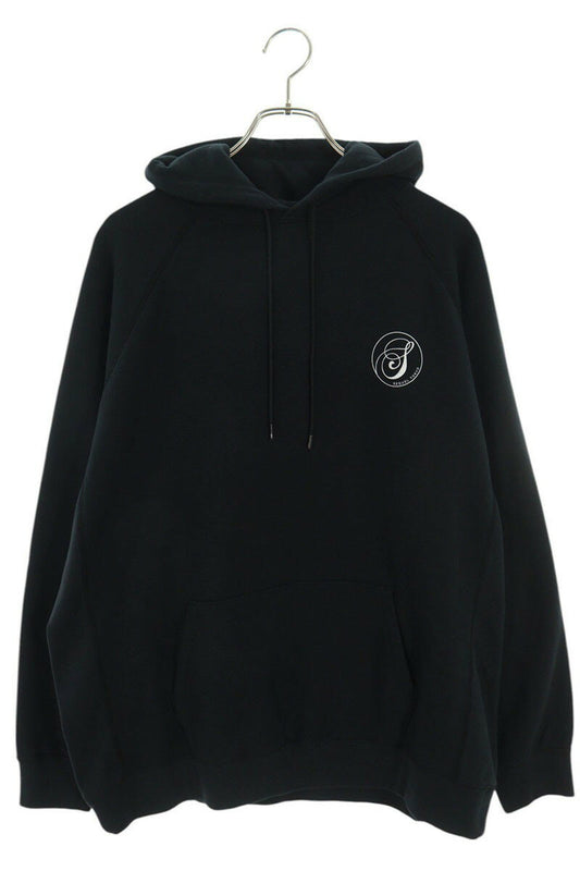 SEQUEL 24AW Print Hoodie Black Black 24AW-SWCS Size L