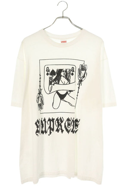 Supreme 19AW Queen Tee Print T-Shirt White Size XL