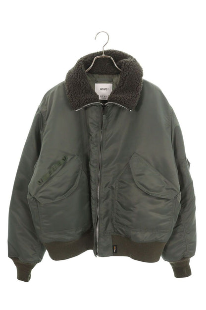 WTAPS 25AW Nylon Satin Blouson Green Size XL
