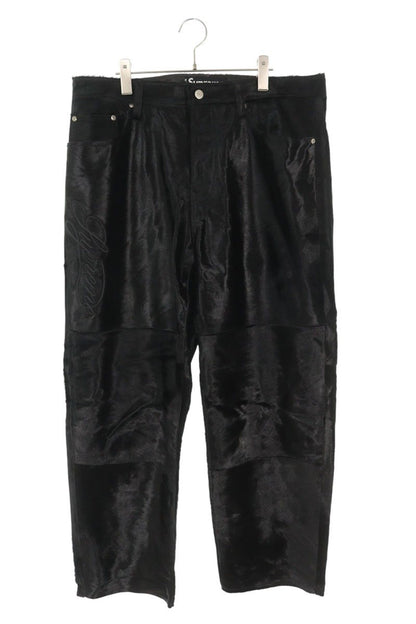 Supreme 25SS Leather Long Pants Black US 36