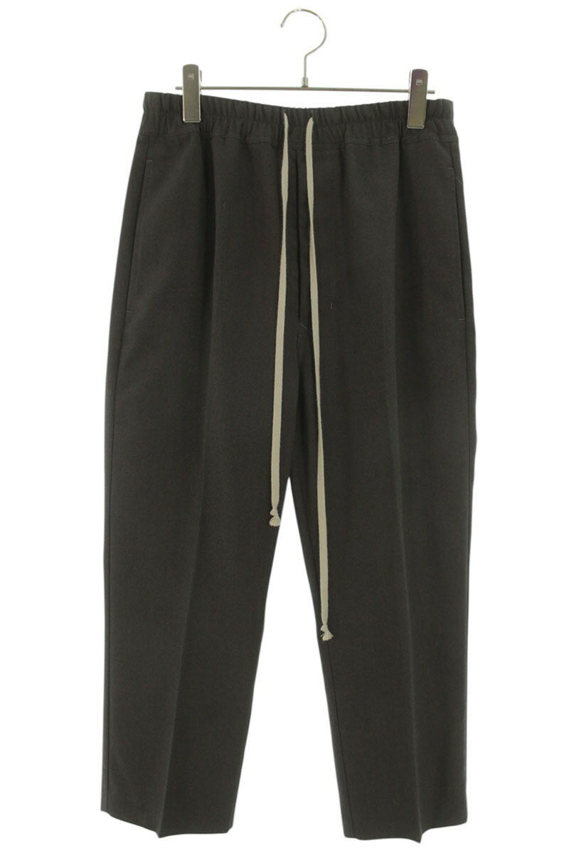 Rick Owens 20AW Drawstring Cropped Slacks Brown Size 33