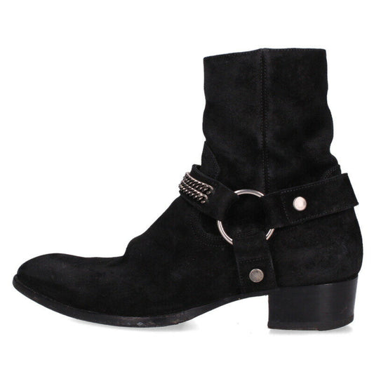Saint Laurent Paris Chain Leather Boots Black US 6.5