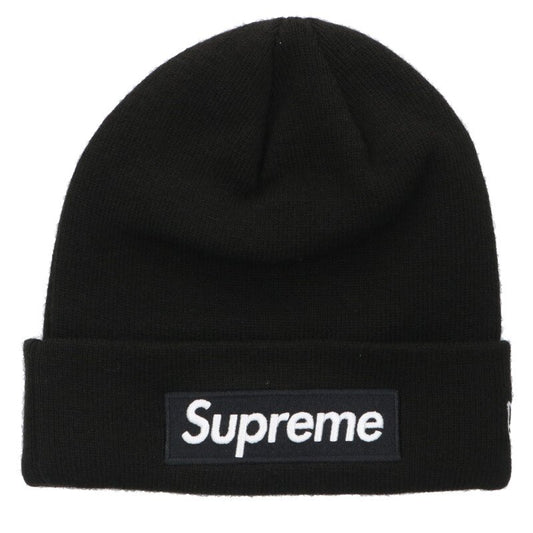 Supreme x AW New Era Box Logo Beanie 24AW Logo Beanie Black ONE SIZE