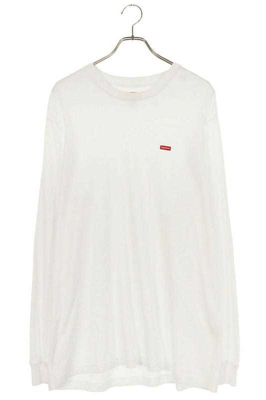 Supreme Small Box L S Tee Logo Long Sleeve T-Shirt White Size M