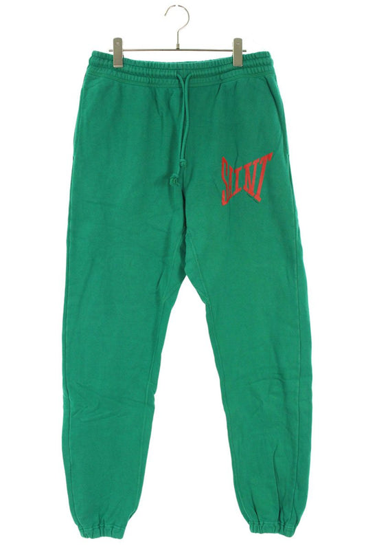 Saint Michael Logo Print Long Pants Green Size M