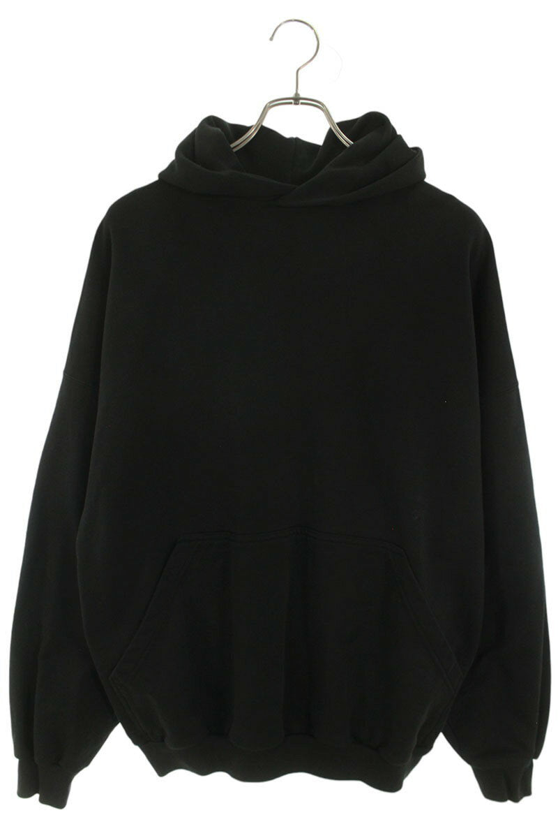 Balenciaga Rhinestone Logo Hoodie Black Size 1