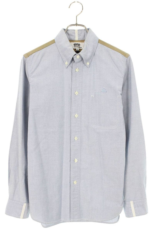 Vintage Comme des Garcons Tops - eYe CDG JUNYA WATANABE MAN x Brooks Brothers Reconstructed Shirt Blue Size S - Authentic Archive