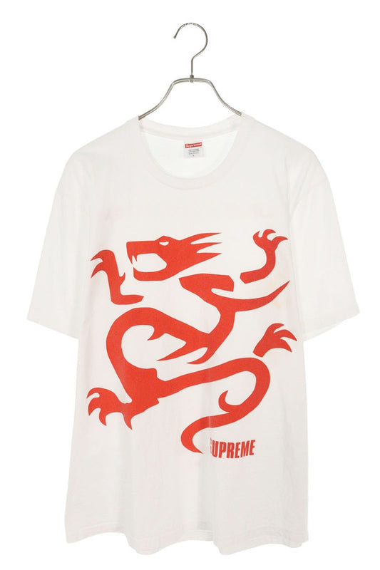 Supreme 23SS Mobb Deep Dragon Tee Print T-Shirt White Size L